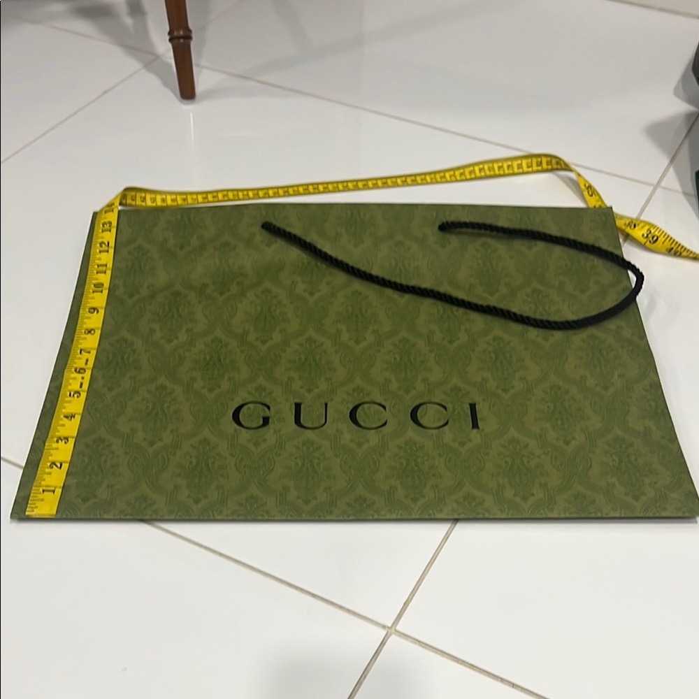 Gucci Green Shopping Bag